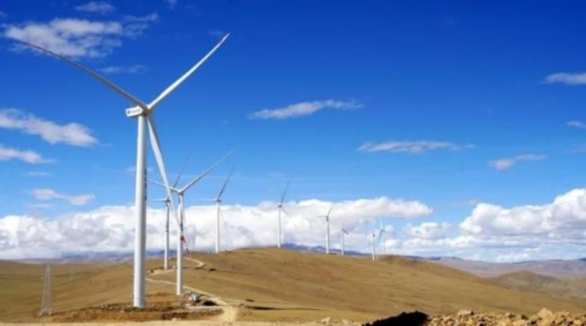 世界海拔最高！哲古風電場全部機組吊裝完成